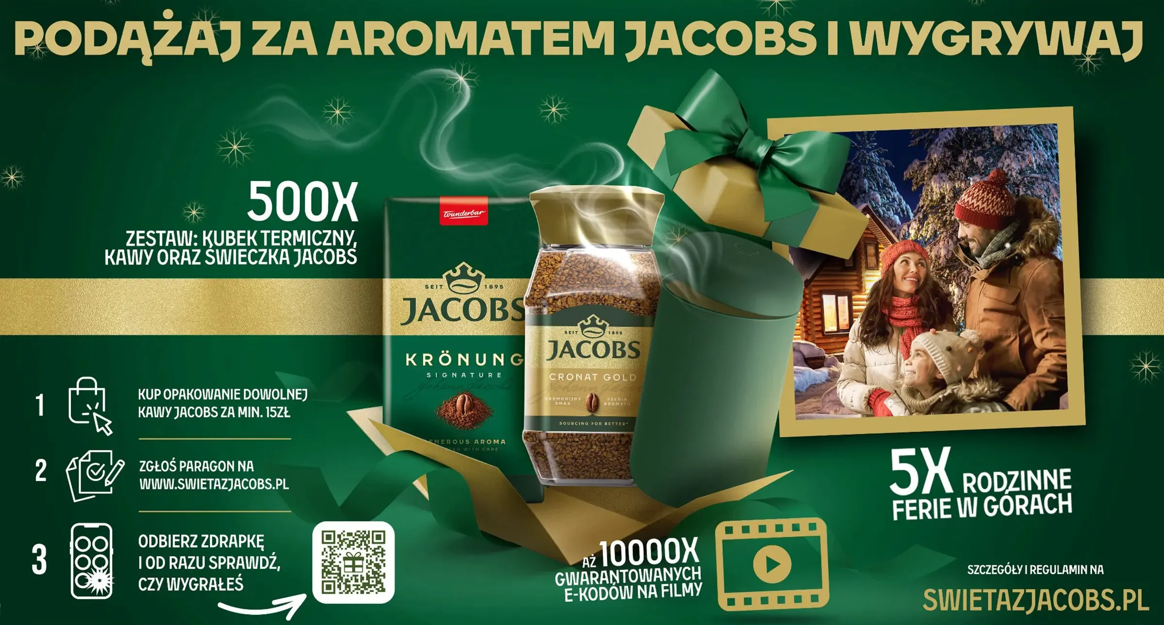 Podążaj za aromatem Jacobs i wygrywaj